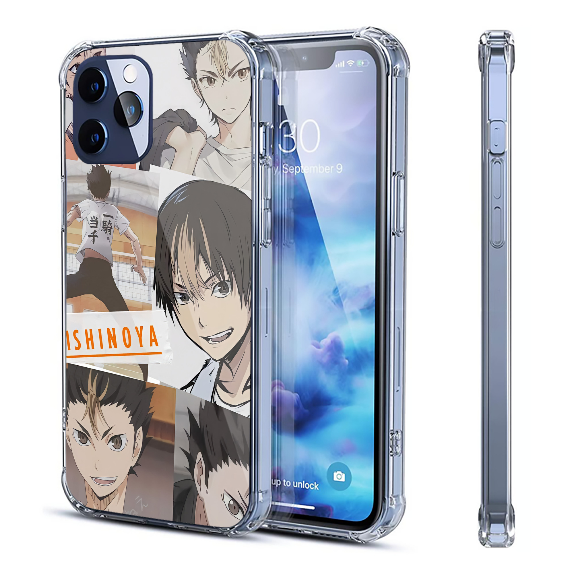 （画像用） ハイキュー!! Haikyu!! 【iPhone 12シリーズ対応】透明スマホケース（クリアソフトケース）